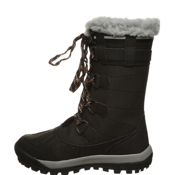 BearPaw Desdemona Black Winter Boots Size 8 NEW - Picture 2 of 11